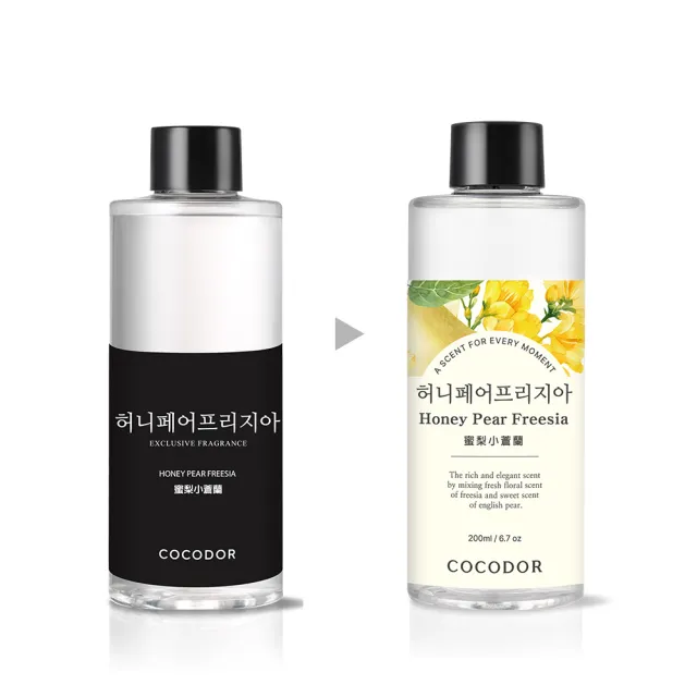 【cocodor】經典擴香瓶200ml+擴香補充瓶200ml(2+2超值組/原廠直營)