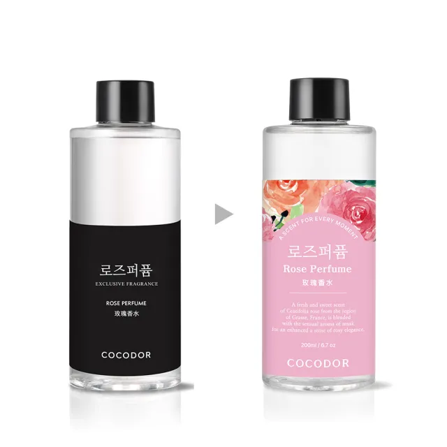 【COCODOR】康乃馨擴香瓶200ml+擴香補充瓶200ml(2+1超值組/原廠直營)