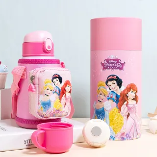 【Disney 迪士尼】一杯雙蓋316不鏽鋼保溫杯附杯套550ml 6款可選(迪士尼保溫杯)(保溫瓶)