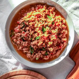 【FROM FARM 元榆牧場】泰式打拋雞 料理包6包組/每包200g(黑羽土雞/人氣料理)