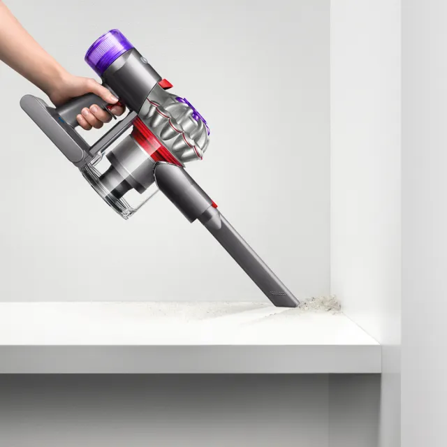 【dyson 戴森】V8 Focus Mattress Origin HH15 強勁無線除塵蟎機 手持吸塵器(銀灰色)