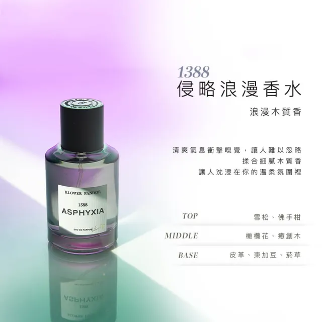 【KLOWER PANDOR】KP記憶香氛 FIRST TIME香水系列50ml-2入組(多款任選)