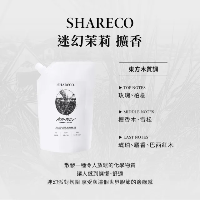 【SHARECO】捕蠅草迷幻空間擴香圓瓶160ml x2/空瓶不含擴香棒&擴香液+擴香補充包450ml(多款任選)