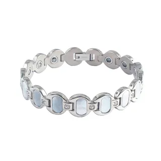 【金石工坊】能量鈦鍺手鍊雲母貝