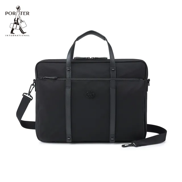 【PORTER INTERNATIONAL】都會尊爵DUKE公事包(黑)