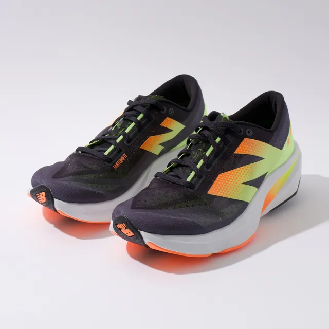 【NEW BALANCE】Fuelcell Rebel V4 男鞋 黑螢光綠色 運動 2E楦 緩震 慢跑鞋 MFCXCB4