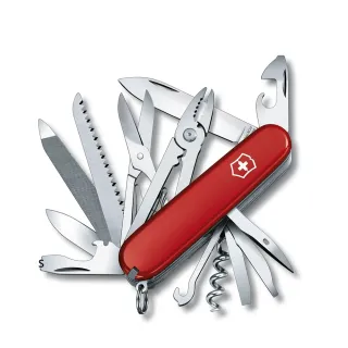 【VICTORINOX 瑞士維氏】中型袋裝刀 91mm/24用/紅(1.3773)