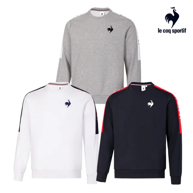 【LE COQ SPORTIF 公雞】雙11 休閒經典圓領T恤 男女款-3色-LWU23921