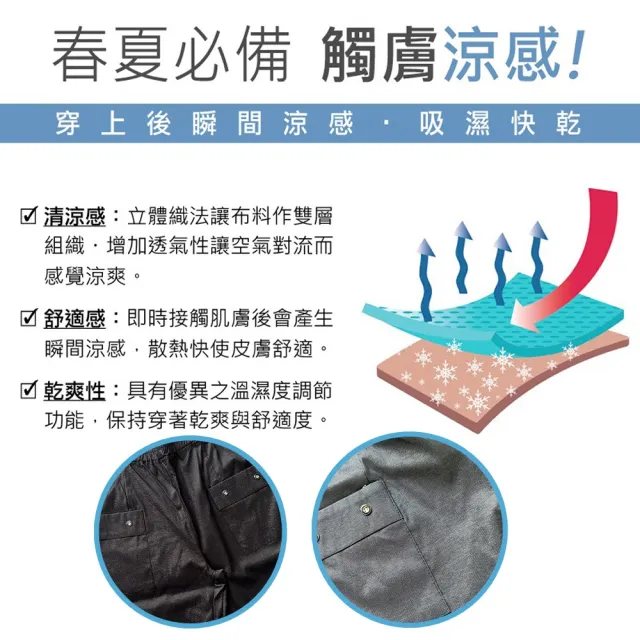【YAKPAK】MIT假二件涼感吸溼神腿褲裙3件組6608
