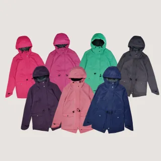 【GFoneone】女長版防水透氣機能外套-多色任選(女外套 機能外套 薄外套 防水外套)