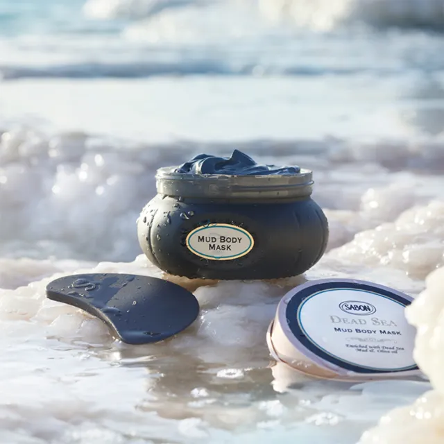 【SABON】官方直營 死海黑礦泥身體泥膜200g(極致護膚系列)