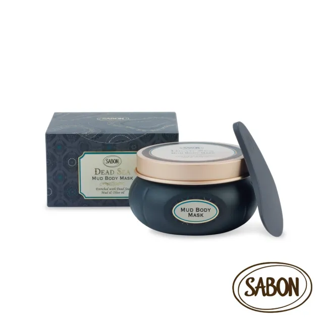 【SABON】官方直營 死海黑礦泥身體泥膜200g(極致護膚系列)