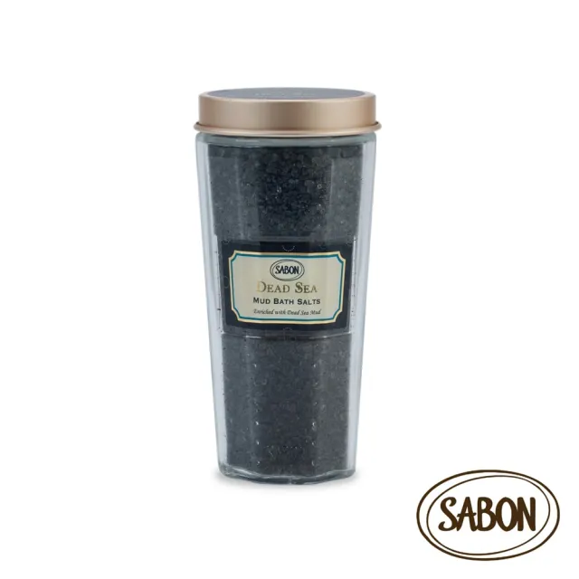 【SABON】官方直營 死海黑礦泥浴鹽300g(極致護膚系列)