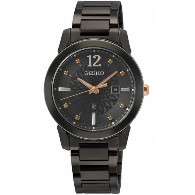 【SEIKO 精工】官方授權 女 LUKIA系列 動人時光太陽能時尚腕錶 錶徑31mm SK008(SUT433J1)