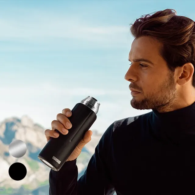 【SIGG】晶燦不銹鋼保溫瓶 500ml(食品級 304不鏽鋼 一體成型無接縫)