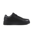 【FILA】Court Lux 男女 休閒鞋 基本款 皮革 百搭 厚底 增高 黑(4-C903W-001)