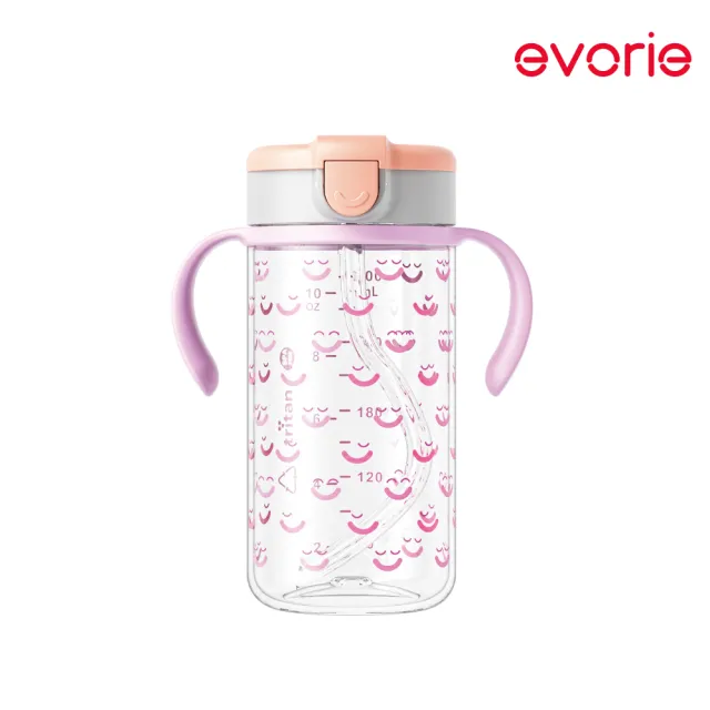 【Evorie】Tritan兒童水杯2入組 (300mL+380mL)