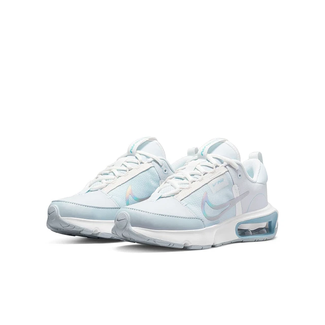 NIKE 耐吉 慢跑鞋 女鞋 大童 運動鞋 緩震 氣墊 AIR MAX INTRLK GS 灰藍白 DC9290-400