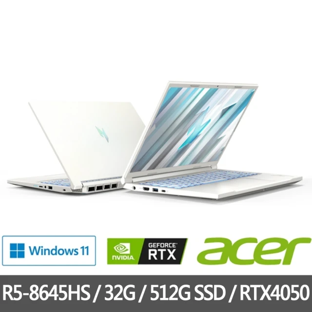 Acer 宏碁 特仕版 14吋電競筆電(ANV14-61-R74R/R5-8645HS/16G+16G/512G SSD/RTX4050/Win11)