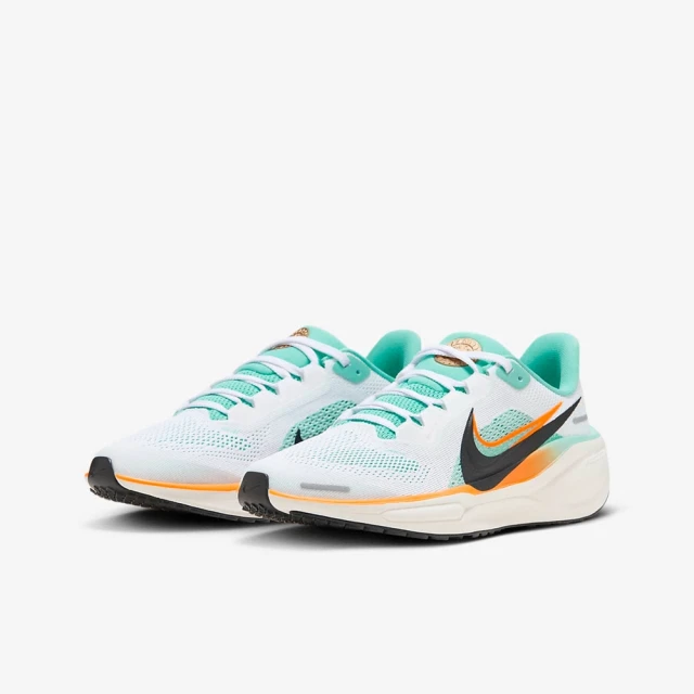 NIKE 耐吉 運動鞋 跑鞋 慢跑鞋 女鞋 中大童 男鞋 AIR ZOOM PEGASUS 41 GS 白綠 小飛馬(HM3724101)