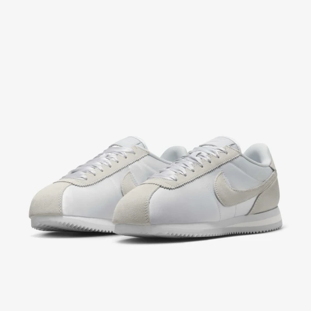 NIKE 耐吉 運動鞋 慢跑鞋 休閒鞋 阿甘鞋 女鞋 W NIKE CORTEZ 米白 緞面 麂皮 緩震 復古(FV5420001)