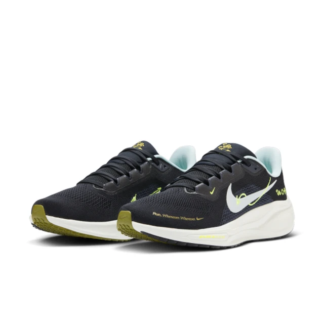 NIKE 耐吉 運動鞋 跑鞋 慢跑鞋 路跑 男鞋 AIR ZOOM PEGASUS 41 黑白 小飛馬 氣墊 回彈(HQ3452041)