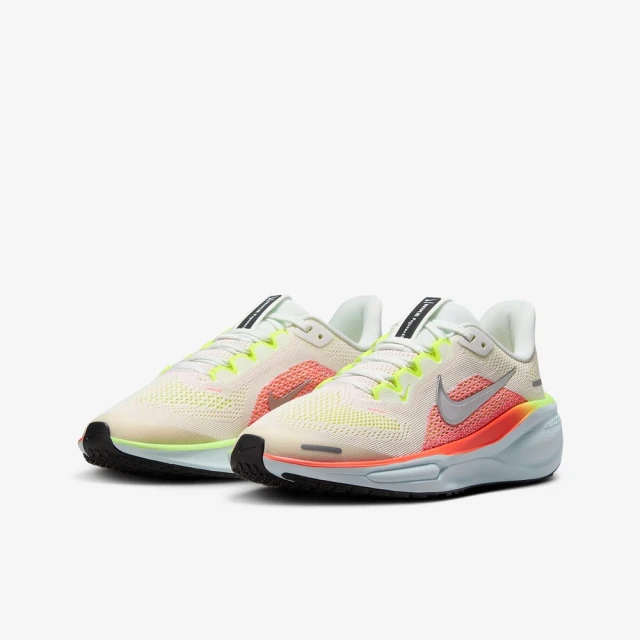 NIKE 耐吉 運動鞋 跑鞋 慢跑鞋 女鞋 中大童 男鞋 AIR ZOOM PEGASUS 41 GS 白黃紅 小飛馬(FN5041100)