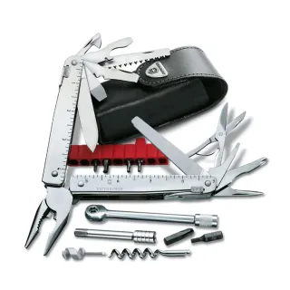 【VICTORINOX 瑞士維氏】Swiss Tool X Plus工具鉗 115mm/38用/銀(3.0339.L)