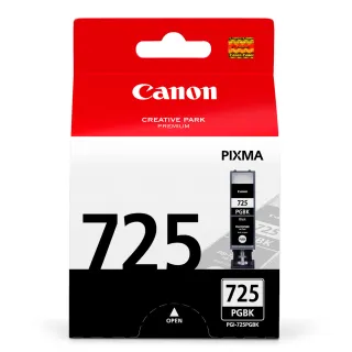 【Canon】官方直營 PGI-725BK 原廠黑色墨水匣