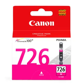 【Canon】官方直營 CLI-726M 原廠紅色墨水匣(iP4870/MG5270/MG5370/MG6170/MG6270/MX886/MX897)
