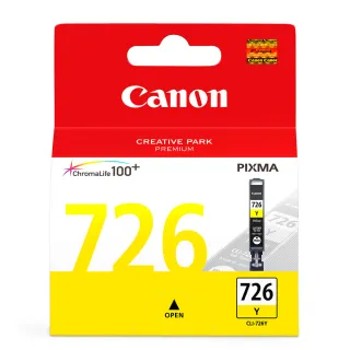 【Canon】官方直營 CLI-726Y 原廠黃色墨水匣