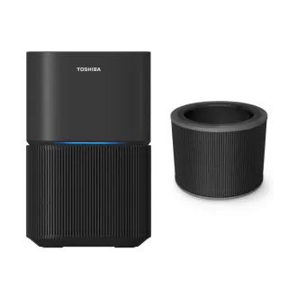 【TOSHIBA 東芝】PUREGO UV抗菌除臭空氣清淨機+專用濾網 CAF-A400TW-H(適用5-8坪)