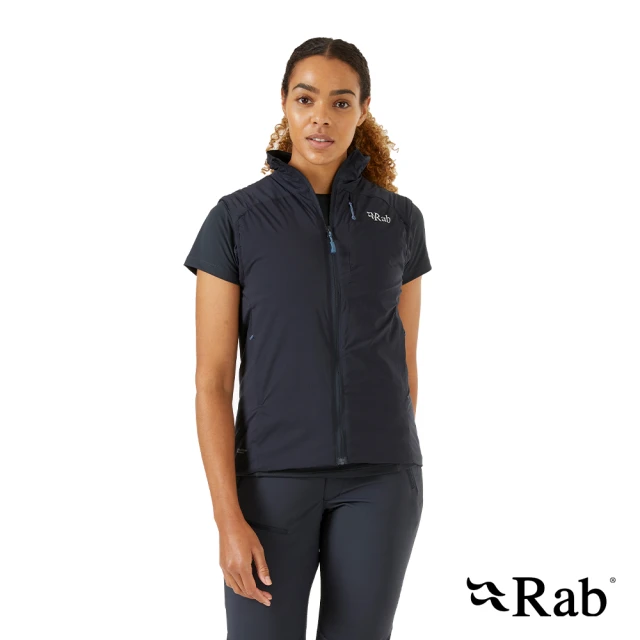 RAB Xenair Vest Wmns 輕量防風透氣化纖背心 女款 烏木灰 #QIP20