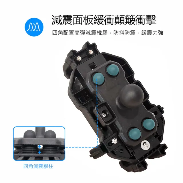 【id221】MOTO A2s+H1s 安全帽藍牙耳機+減震機車手機支架 1+1超值組合(騎行必備伴侶/減震/遮陽/防盜)
