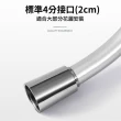 【QW家居】2米 PVC防爆軟管 五層防爆軟管 蓮蓬頭軟管(200cm 花灑軟管 淋浴噴頭 蓮蓬頭水管)