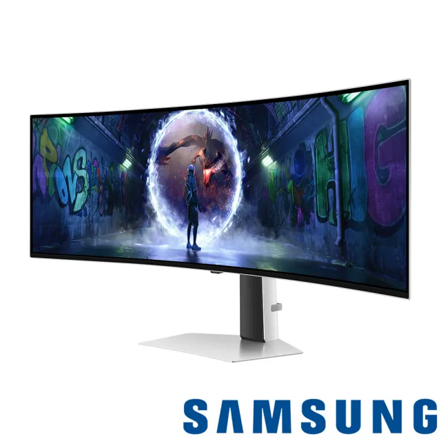 【Samsung 三星】S49DG932SC 49型 OLED曲面電競螢幕(HDR10/1800R/240Hz/量子點/0.03ms)