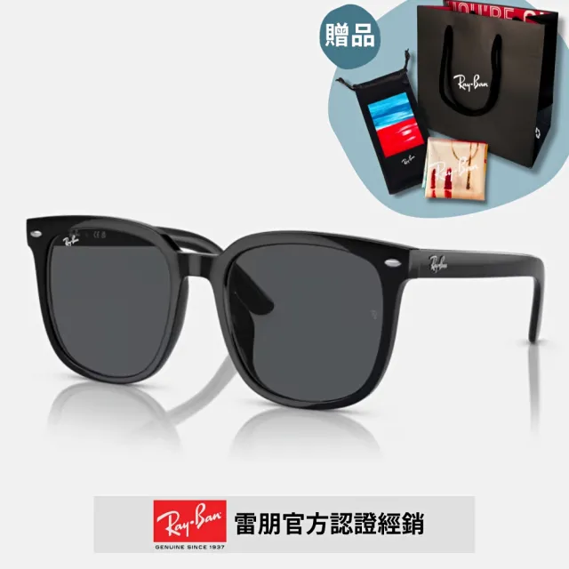 【RayBan 雷朋】膠框太陽眼鏡(RB4401D-601/87、601/85、601/74、601/72 57mm)