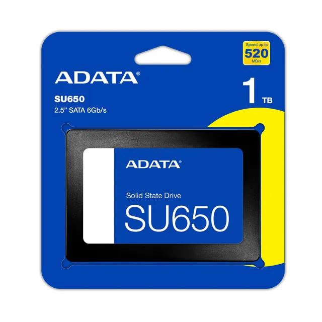 【ADATA 威剛】Ultimate SU650 240GB SATA SSD固態硬碟(讀520MB/寫450MB)