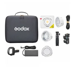 【Godox 神牛】ML100 BI 雙色溫 100W LED燈 K1套組 含行充支架+迷你腳架(公司貨)