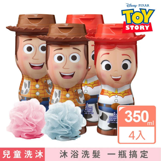 即期品 Toy story 玩具總動員 買3送1-胡迪/翠絲2合1沐浴洗髮精(350ml)