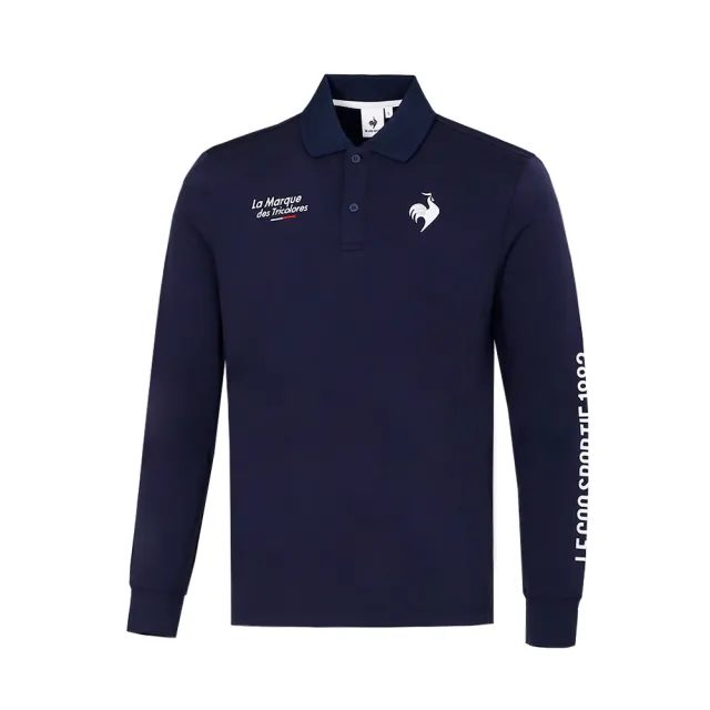 【LE COQ SPORTIF 公雞】雙11 休閒基礎長袖POLO衫 男款-3色-LWU21942