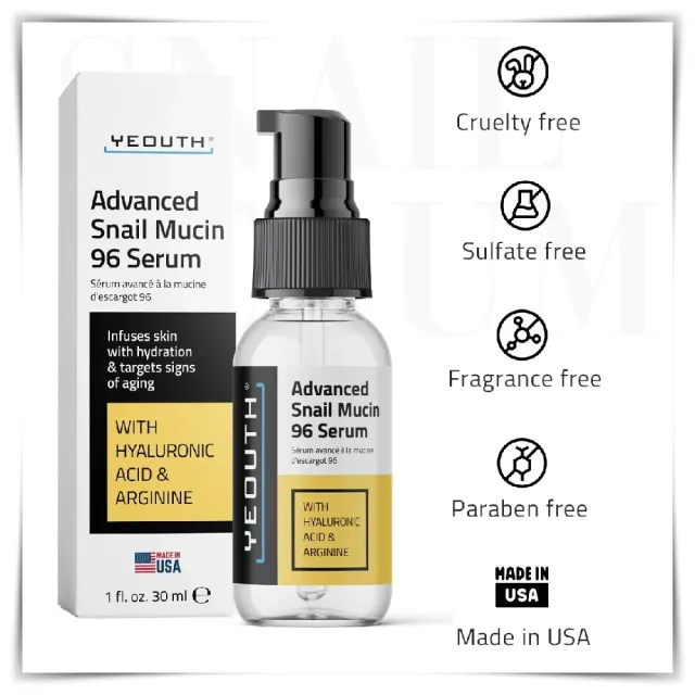 【YEOUTH 悠絲】96%蝸牛賦活保溼修護精華液