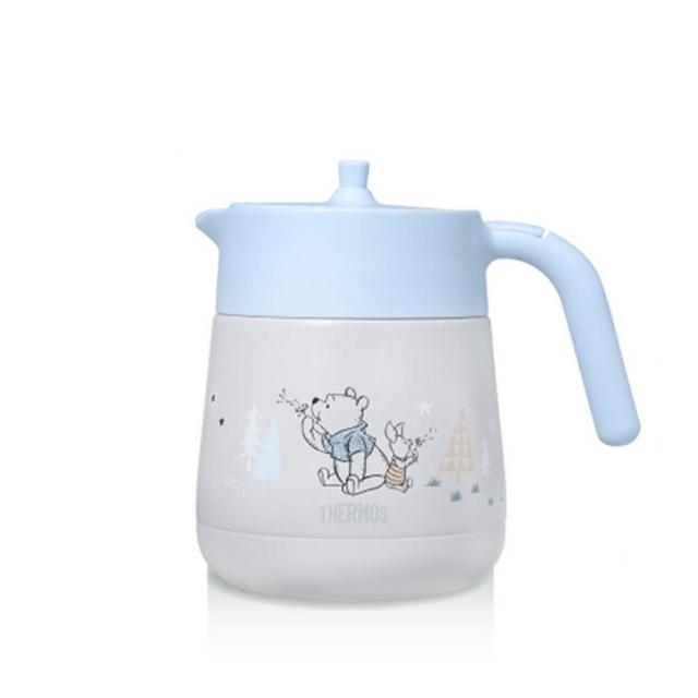 【THERMOS 膳魔師】小熊維尼不鏽鋼真空保溫壺700ml(TTE-700WP-WW)