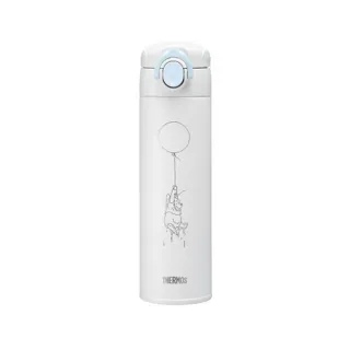 【THERMOS膳魔師】小熊維尼不鏽鋼彈蓋真空保溫杯500ml(JOK-500WP-WW)