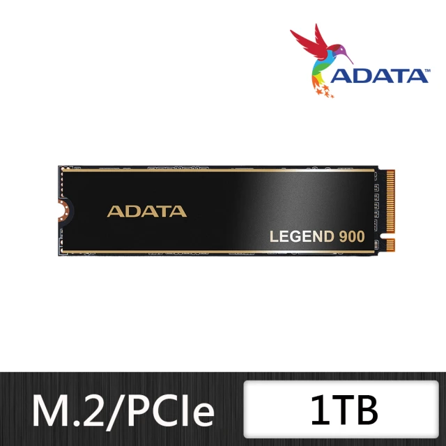 【ADATA 威剛】LEGEND 900 PCIe Gen4x4 M.2 2280 1TB 固態硬碟(讀7000MB/寫4700MB*附散熱片)