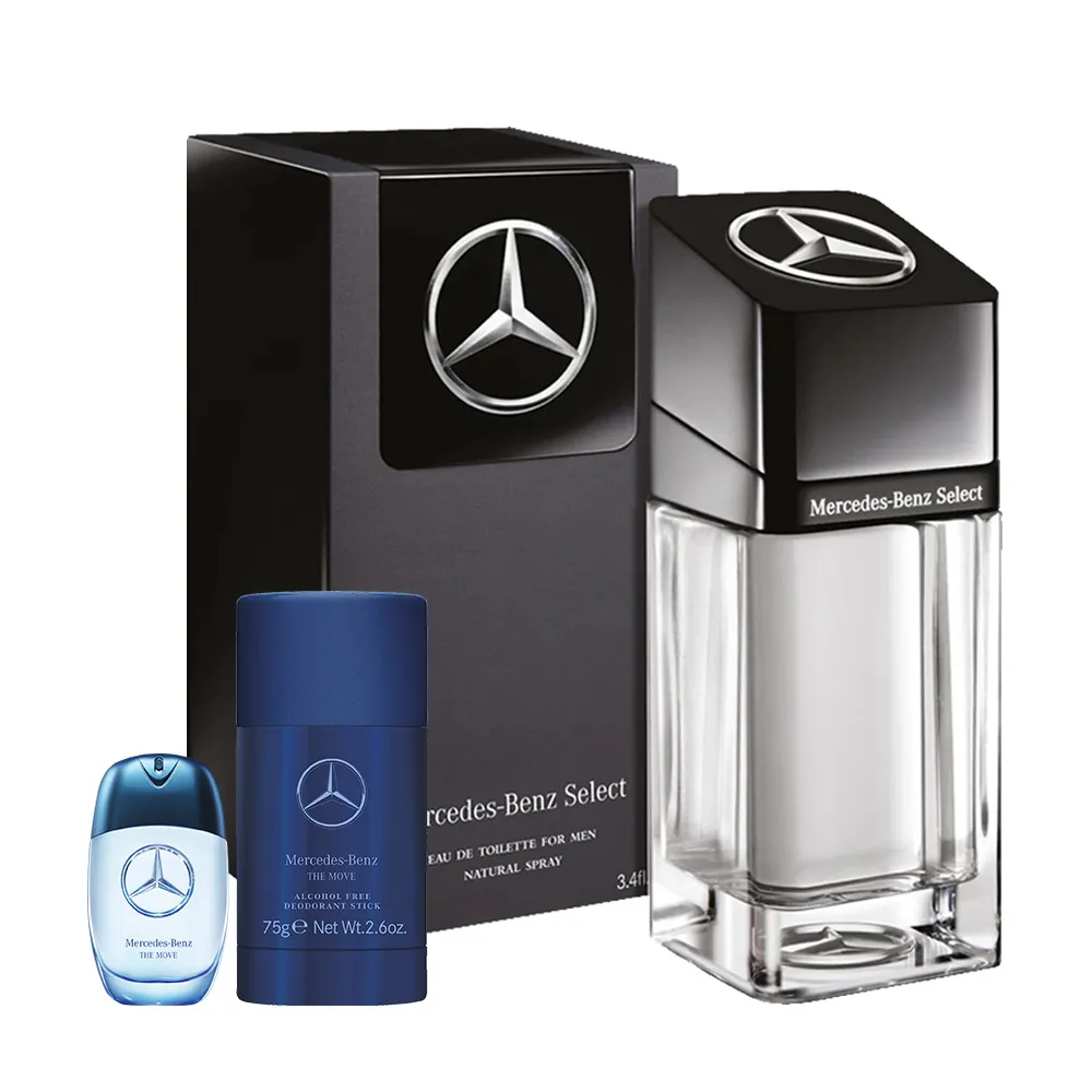 Mercedes-Benz 賓士】尊爵非凡淡香水100ml(贈隨機體香膏75g+小香乙瓶