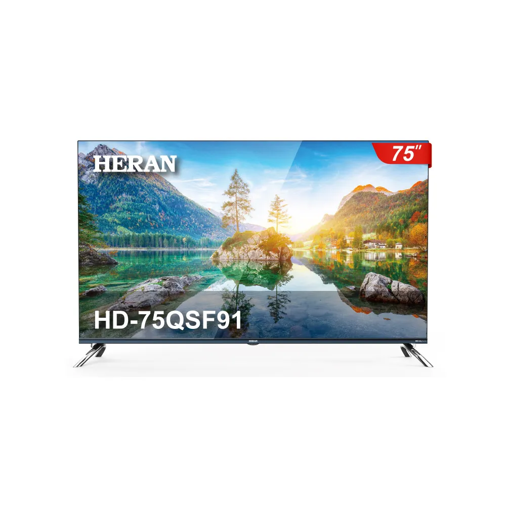 【HERAN 禾聯】75型 4K QLED 智慧連網量子液晶電視(HD-75QSF91)