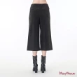 【KeyWear 奇威名品】銀環裝飾七分褲(共3色)