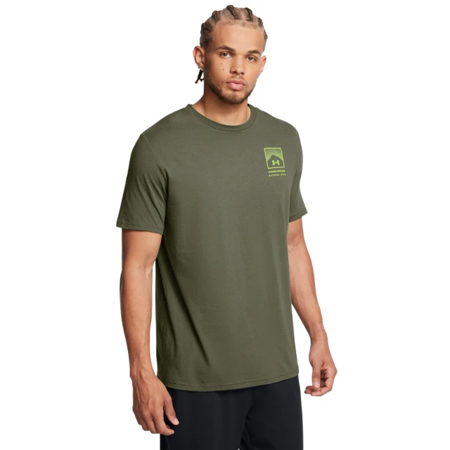 UNDER ARMOUR UA 男 FOG MOUNTAINS 短袖T-Shirt_1386784-390(綠色)