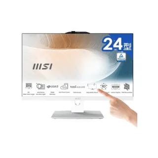 【MSI 微星】24型Core 7 觸控液晶電腦(Intel Core 7 150U/16G/1T SSD/W11P/Modern AM242TP 1M-1061TW)